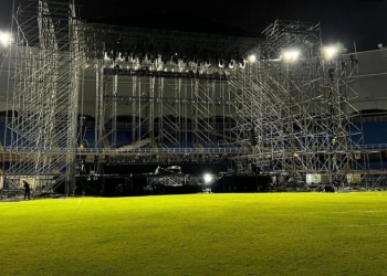 El masivo concierto en el Pascual Guerrero previo al clásico