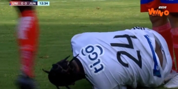 Lesionaron a Dany Rosero en el clásico: No hubo tarjeta