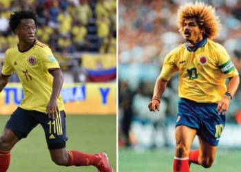 Selección Colombia: el récord del Pibe Valderrama por el que va Cuadrado