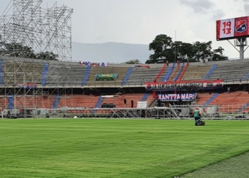 ¡Así está la cancha del Atanasio para Medellín vs. Bucaramanga!
