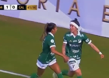 El primer gol del Deportivo Cali en la Copa Libertadores 2022
