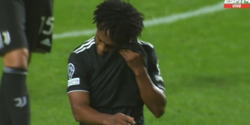 ¡No la creía! El inaudito penal de Cuadrado en Champions League