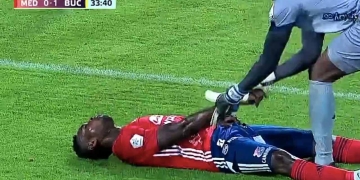 Las tres de Diber Cambindo en el primer tiempo del Medellín