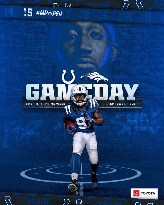 Foto tomada del Twitter oficial de Indianapolis colts