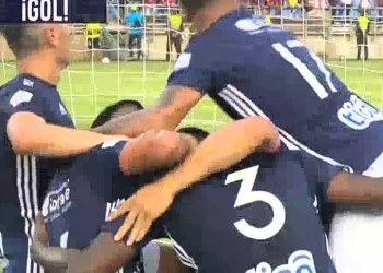 Víctor Moreno, como delantero: ¡Golazo ante Unión Magdalena!