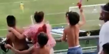 ¡Pura pasión! Hasta los niños celebraron con el DIM en Santa Marta