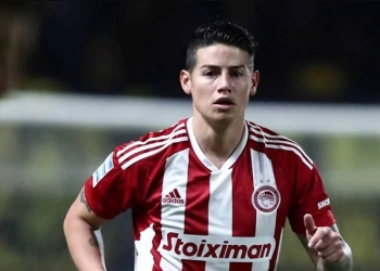 Alineación de Olympiacos en el clásico vs. PAOK: ¿Juega James Rodríguez?