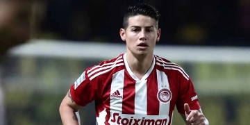 Alineación de Olympiacos en el clásico vs. PAOK: ¿Juega James Rodríguez?