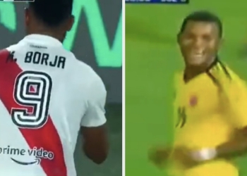 Miguel Borja, Juanfer Quintero y un gol idéntico 9 años después