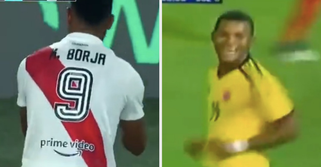 Miguel Borja, Juanfer Quintero y un gol idéntico 9 años después