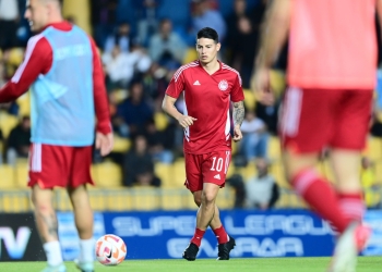 Panetolikos 0 – Olympiacos 2 por la Superliga de Grecia. Así le fue a James Rodríguez