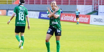 Golada del Cali en el primer tiempo frente a Always Ready