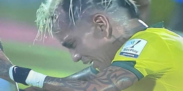 El llanto de Dayro Moreno por la eliminación de Atlético Bucaramanga