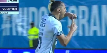 ¡Llegó el primer gol de Agustín Vuletich en Deportivo Cali!