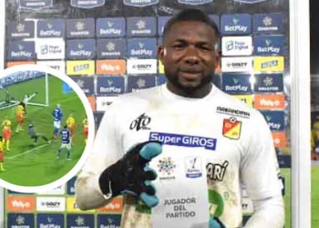 Video: impresionante atajada de Harlen Castillo ante Millonarios