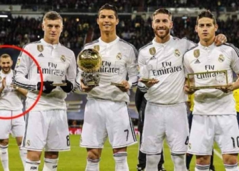 Balón de Oro: la foto viral de Benzema, James, Cristiano Ronaldo y compañía