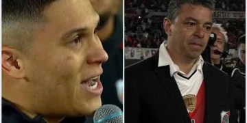 Video: la emotiva carta que le leyó Juanfer a Gallardo en su despedida del Monumental