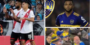 Miguel Borja, el gol con River que festejaron los hinchas de Boca y memes