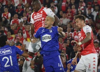 Clásico entre Santa Fe y Millonarios, con remontada en 10 minutos. ¡Fueron 3 goles!