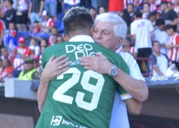 La emoción de Teo Gutiérrez en Barranquilla y el abrazo con Comesaña