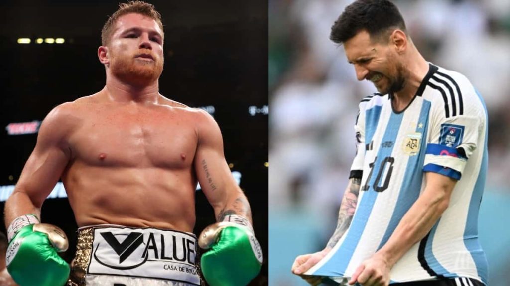 Canelo aceptó su error y envió un mensaje a Messi y compañía