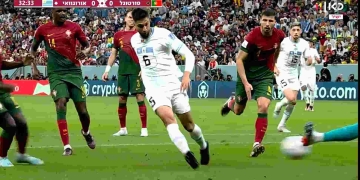 Rodrigo Bentancur y el gol memorable que casi le marca a Portugal