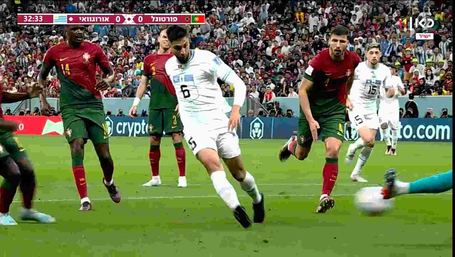 Rodrigo Bentancur y el gol memorable que casi le marca a Portugal