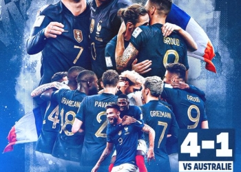 Francia 4 – Australia 1 por el Grupo D del Mundial de Catar 2022