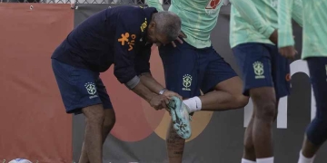 ¿Por qué Tite hace que los jugadores de Brasil entrenen sin canilleras?