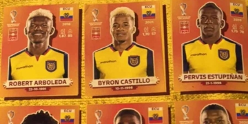 Byron Castillo y los demás que aparecieron en el álbum Panini y no estarán en Catar 2022