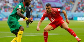 Suiza 1 – Camerún 0 por el Grupo G del Mundial de Catar 2022