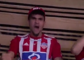 Video: Luis Díaz vivió el Deportivo Pereira vs. Junior como un hincha más