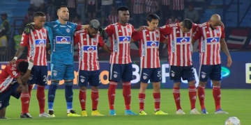 Primera formación de Arturo Reyes con Junior de Barranquilla