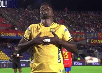 Festejo de Marco Pérez a lo CR7 y otro paso del increíble Águilas Doradas