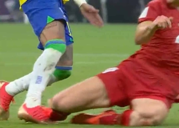 Video: el momento en que Neymar se lastimó el tobillo