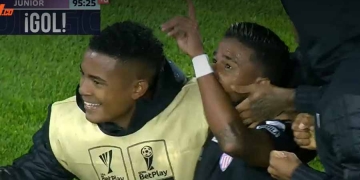 ¡El gol de Junior anulado al 90+5 en el Campín!