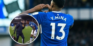 Yerry Mina: de su regreso con gol a su salida, nuevamente, por lesión