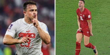 Catar 2022: ¡No faltaron los gestos entre Serbia y Suiza!