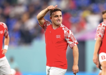 Xherdan Shaqiri no se olvida de los serbios: ¿Cómo lo celebró?