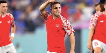 Xherdan Shaqiri no se olvida de los serbios: ¿Cómo lo celebró?