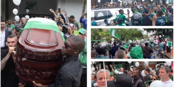 Videos: hinchas, compañeros, caravana y el conmovedor “Balanta, muchas gracias”