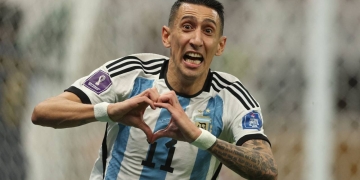 Tres finales consecutivas con gol de Ángel Di María para Argentina