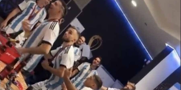 Canción para Mbappé en el festejo de Argentina