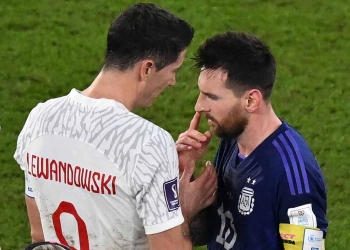 ¿Qué se dijeron Messi y Lewandowski? Robert lo ventiló…