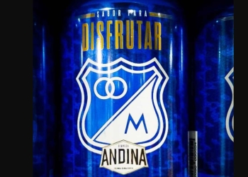 Cerveza Andina lanza edición especial con el escudo de Millonarios