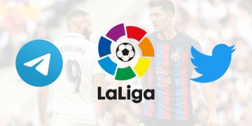 Telegram y Twitter corporativos. LaLiga da un nuevo paso en estrategia digital