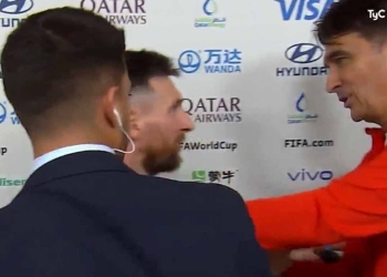 Messi y Dalic: encuentro al final y reacción de hinchas al “no corre mucho”