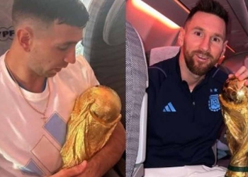 ¿La Copa que llevan los futbolistas a Argentina es la original?