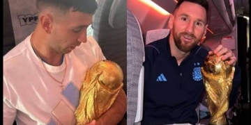 ¿La Copa que llevan los futbolistas a Argentina es la original?