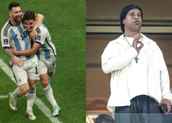 Ronaldinho aprueba: los aplausos del brasileño a Argentina en Catar